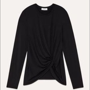 Aritzia Babaton Adam Twisted Long-sleeve Shirt